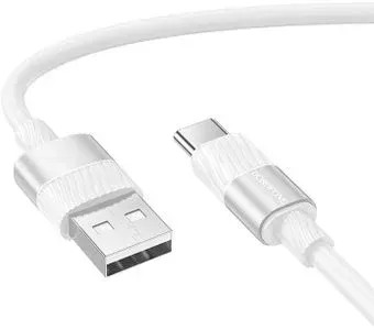 Borofone BX106 USB Type-A - USB Type-C (1 м, белый)