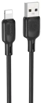 Borofone BX113 USB Type-A - Lightning (3 м, черный)