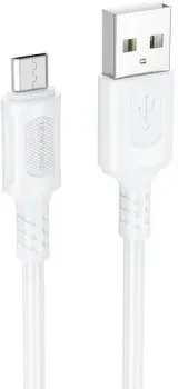 Borofone BX111 USB Type-A - microUSB (1 м, белый)