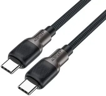 AceFast C10-03 USB Type-C - USB Type-C (1.2 м, черный)