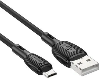 Borofone BX86 USB Type-A - microUSB (1 м, черный)