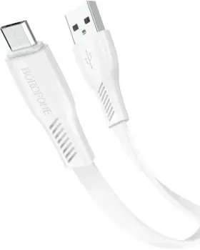 Borofone BX85 USB Type-A - microUSB (1 м, белый)