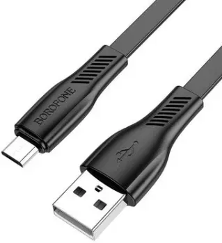 Borofone BX85 USB Type-A - microUSB (1 м, черный)