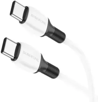 Borofone BX84 60W USB Type-C - USB Type-C (1 м, белый)