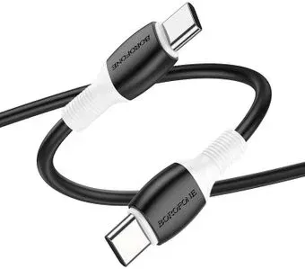 Borofone BX84 60W USB Type-C - USB Type-C (1 м, черный)