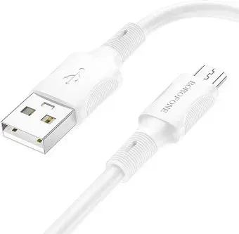 Borofone BX80 USB Type-A - microUSB (1 м, белый)