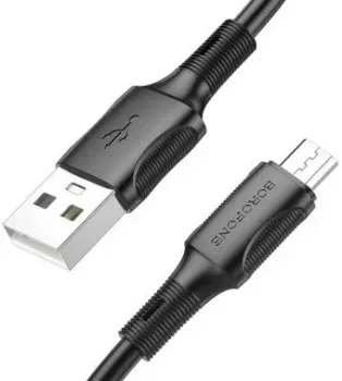 Borofone BX80 USB Type-A - microUSB (1 м, черный)
