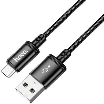 Hoco X89 USB Type-A - microUSB (1 м, черный)