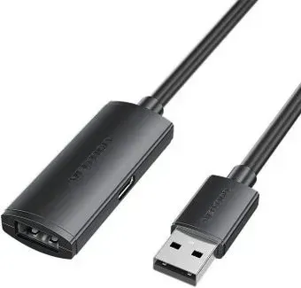 Vention CBKBL USB Type-A (10 м, черный)