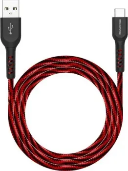 Atomic Flexstick Game+ 30.324 USB Type-A - USB Type-C (1.5 м, черный/красный)