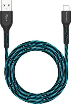 Atomic Flexstick Game+ 30.325 USB Type-A - USB Type-C (1.5 м, черный/голубой)