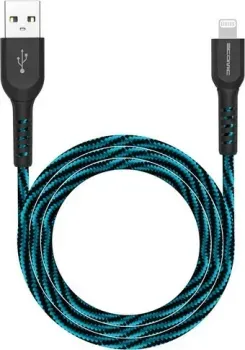 Atomic Flexstick Game+ 30.328 USB Type-A - Lightning (1.5 м, черный/голубой)
