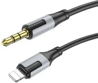 Borofone BL19 Lightning - 3.5 jack (1м, черный)