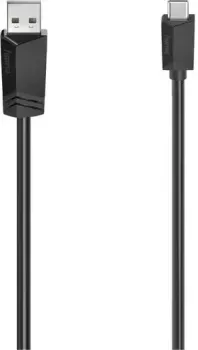 Hama H-200632 USB Type-A - USB Type-C (1.5 м, черный)