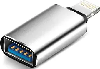 Bingo USB Type-A - Lightning (серебристый)