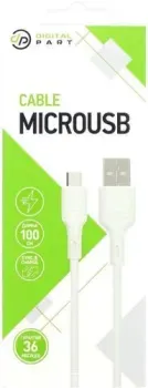 Digital Part MC-60 USB Type-A - microUSB (1 м, белый)