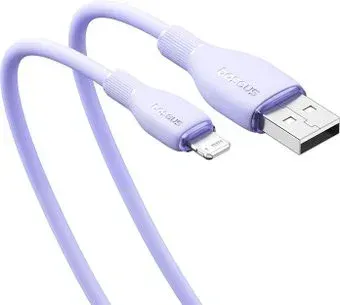 Baseus Pudding Series Fast Charging Cable 2.4A USB Type-A - Lightning (1.2 м, фиолетовый)