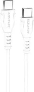 Borofone BX51 USB Type-C - USB Type-C (1 м, белый)