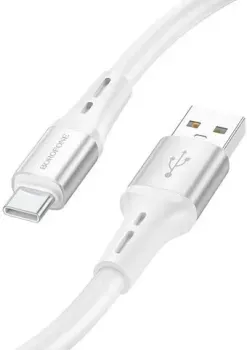 Borofone BX88 USB Type-A USB - Type-C (1 м, белый)