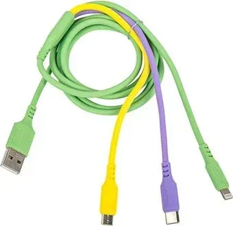 Sonnen USB Type-A - miroUSB/USB-Type-C/Lightning 513562
