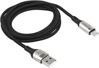 TFN USB Type-A - USB Type-C TFN-C-BLZ-AC1M-NI (1.2 м, черный/серебристый)