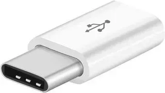 Bingo microUSB - USB Type-C (белый)