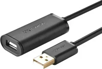 Ugreen US121 10321 USB Type-A - USB Type-A (10 м, черный)