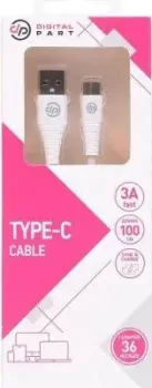 Digital Part TC-302 USB Type-A - USB Type-C (1 м, серый)