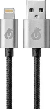 uBear Cord USB Type-A - Lightning DC01BL01-I5 (1 м, черный)
