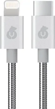 uBear Force USB Type-C - Lightning DC10SL12FM-CL (1.2 м, серебристый)