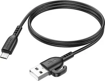 Borofone BX91 USB Type-A - microUSB (1 м, черный)