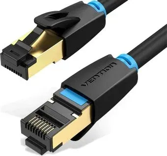 Vention IKABF RJ45 - RJ45 (1 м, черный)