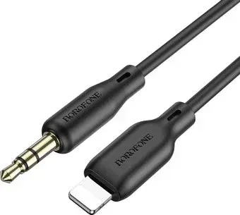 Borofone BL18 Lightning - 3.5 jack (1м, черный)