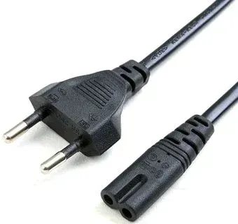 USBTOP 220v двухконтактный (1.5 м, черный)