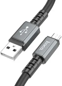 Hoco X85 USB Type-A - microUSB (1 м, черный)