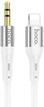 Hoco UPA22 Lightning - 3.5 Jack (1 м, белый)