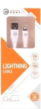 Digital Part LC-302 USB Type-A - Lightning (1 м, белый)
