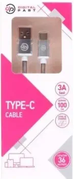 Digital Part TC-305 USB Type-A - USB Type-C (1 м, серый)