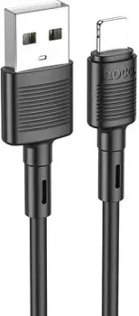 Hoco X83 USB Type-A - Lightning (1 м, черный)