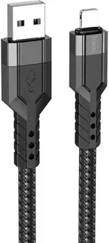 Hoco U110 USB Type-A - Lightning (1.2 м, черный)