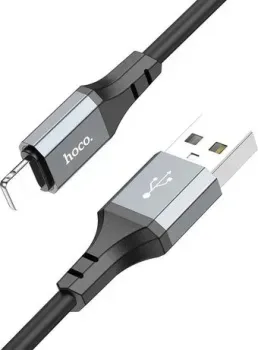 Hoco X86 USB Type-A - Lightning (1 м, черный)