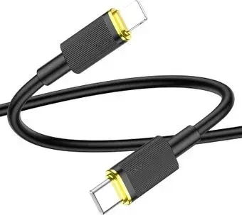 Hoco U109 USB Type-C - Lightning (1.2 м, черный)
