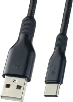 Perfeo USB Type-A - USB Type-C U4907 (1 м, черный)