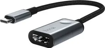 Hoco HB21 USB Type-C - HDMI (металлик)