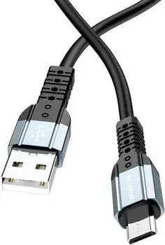 Borofone BX64 USB Type-A - microUSB (1 м, черный)