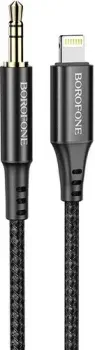 Borofone BL7 Lightning - 3.5 Jack (1 м, черный)