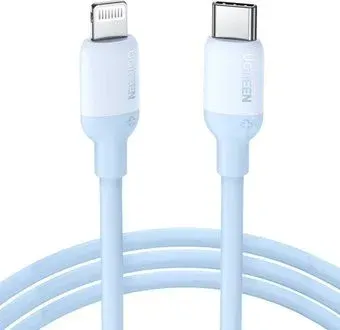 Ugreen US387 20313 USB Type-C - Lightning (1 м, голубой)