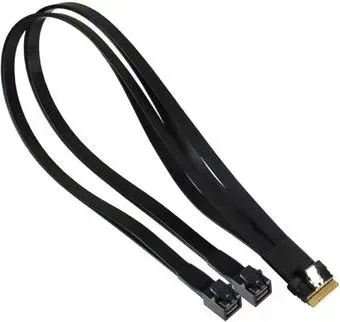 Supermicro CBL-SAST-1264-100 (0.65 м, черный)