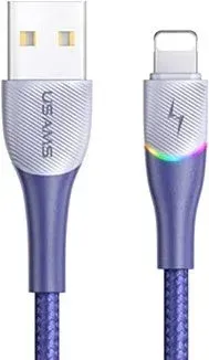 Usams U77 USB Type-A - Lightning SJ541USB02 (1.2, синий)