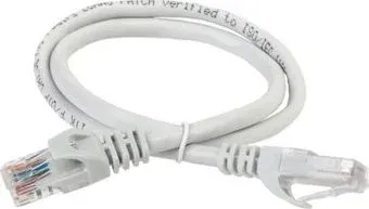 ITK RJ45 - RJ45 PC01-C5EUL-05M (0.5 м, серый)